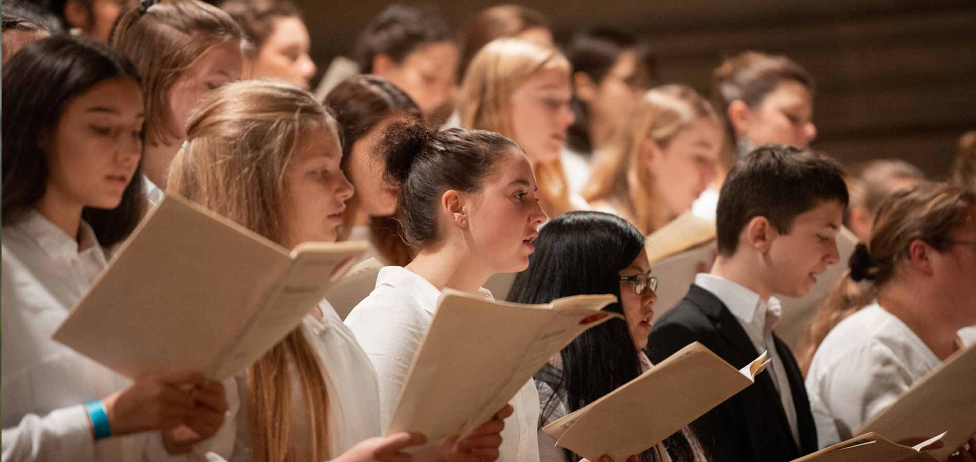 Die vereinigten Chöre zu Beethoven 9.