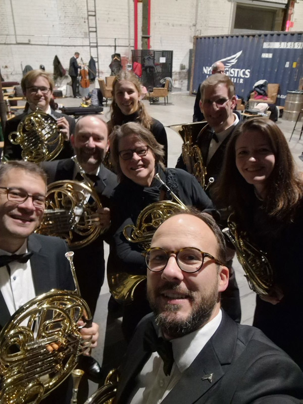 Mahler 6 In Halle 45 - die Horngruppe