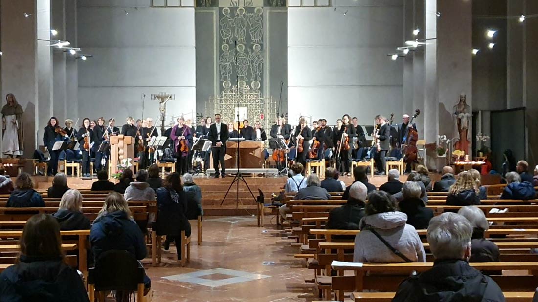 Streicherserenade in Skt. Bonifatiuskirche in Mainz 2021