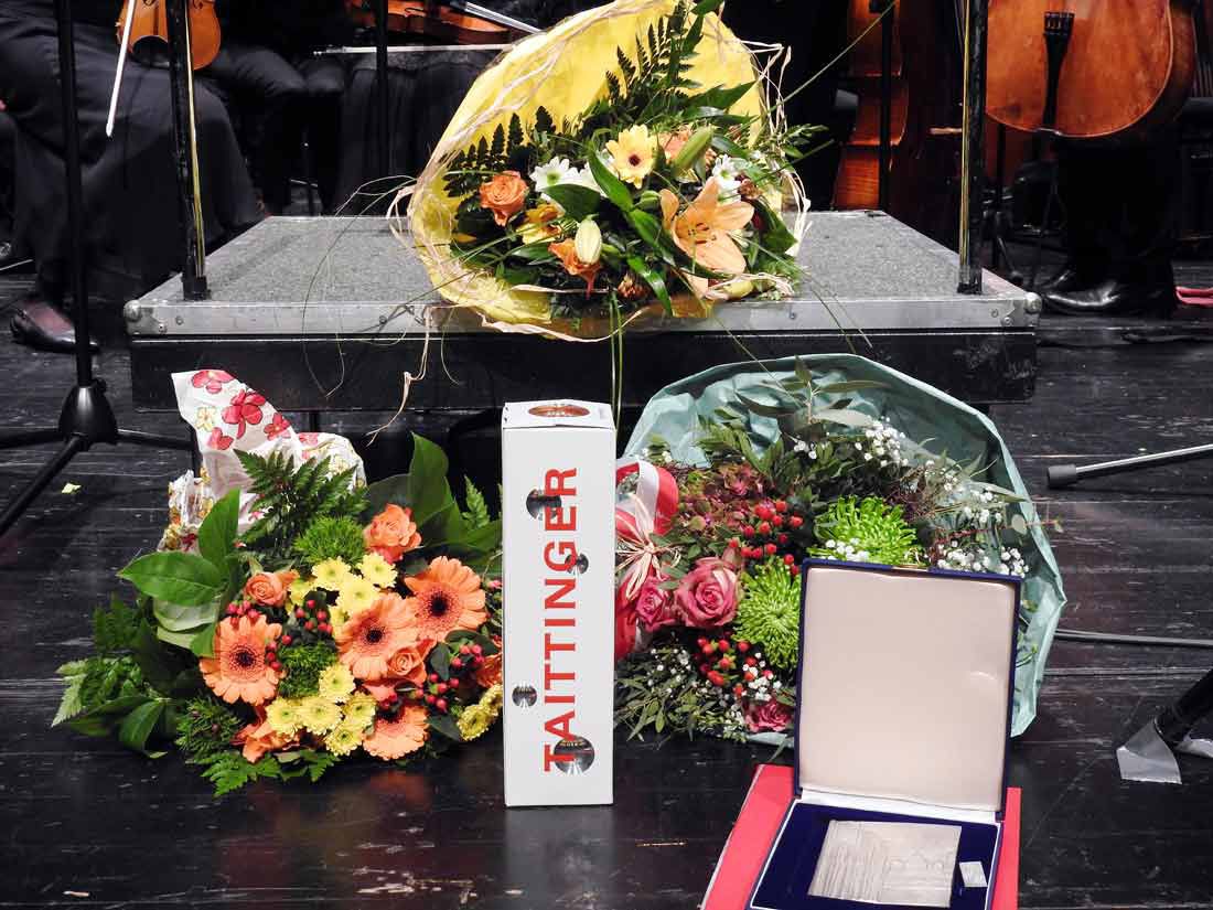 Rheingoldplakette an Michael Millard, Sinfonietta Mainz
