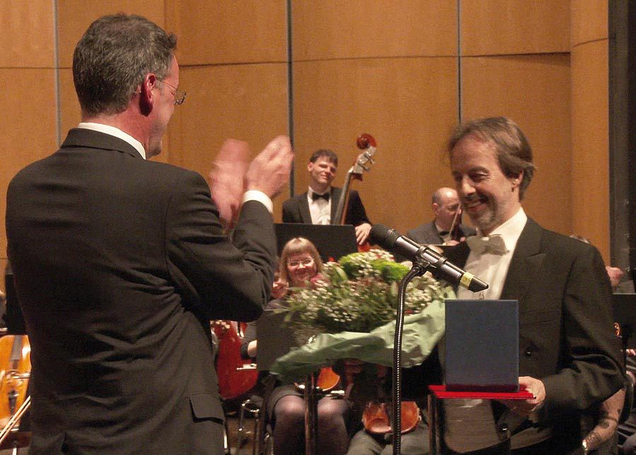 Rheingoldplaketta an Michael Millard, Sinfonietta Mainz